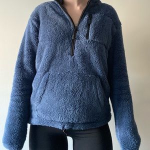 PINK Sherpa Quarter Zip